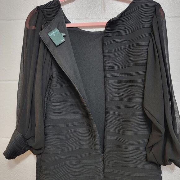 Dramatic Sleeve Mini Dress - Picture 9 of 11